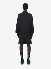 Alexander McQueen Black T-Bar Harness Overshirt