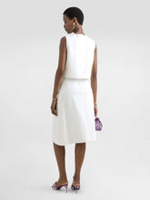 Dolce & Gabbana White Stretch Mat Top