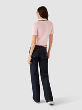 Casablanca Pink Cotton Mouliné Polo Shirt