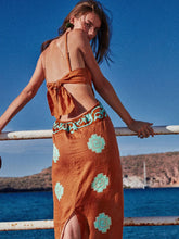 Johanna Ortiz Los Siete Mares Linen Dress