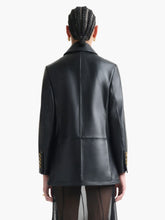 Altuzarra Black Lambskin Leni Coat