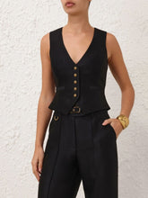Zimmermann Black Hypnotic Waistcoat