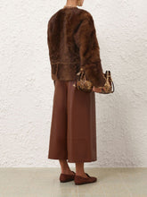 Zimmermann Toffee Hypnotic Shearling Jacket