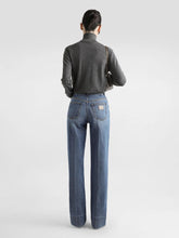 Dolce & Gabbana Blue High-Waist 5-Pocket Denim Trousers