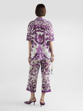 Dolce & Gabbana Majolica-Print Crochet Lace Shirt