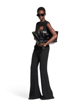 Balenciaga Bel Air Medium Carry All Bag in Black Croc