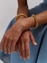 Paola Sighinolfi 18kt Gold Plated Capital Statement Bracelet