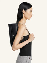 Courrèges Black Leather Cuff Clutch