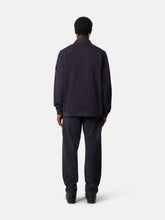 Stone Island Ink Blue Long-Sleeve Polo Sweatshirt