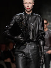 Tom Ford Black Shiny Stamped Crocodile Leather Slim T Belt