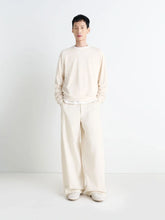 Light Cream Cotton Wool Sweatshirt