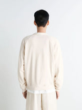 Lemaire Light Cream Cotton Wool Sweatshirt