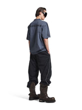 Balenciaga Faded Dark Blue Cotton T-Shirt