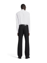 Balenciaga Black Straight Fit Tailored Trousers