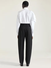 Givenchy White Cotton Shirt with Shoulder Bow