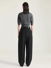 Givenchy Slate Wool-Blend Embroidered Polo Top