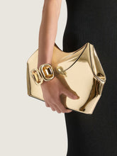 Givenchy Golden Mirror Effect Facet Clutch