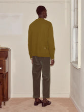 Bode Green Orchard Merino Alpaca Cardigan