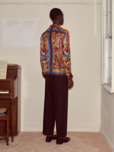 Bode Manhattan Island Silk Long Sleeve Shirt