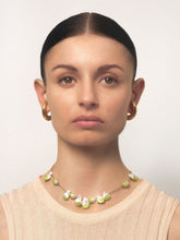 Panconesi Gold Half Moon Hoop Earrings