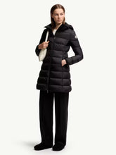 Moncler Black Gie Hooded Long Down Jacket