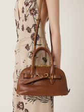 Miu Miu Oak Brown Aventure Leather Small Bag