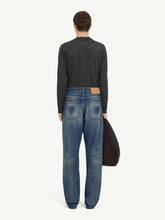 MM6 Maison Margiela Blue Wide-Leg Jeans