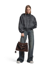 Balenciaga Light Espresso Rodeo Suede Medium Handbag