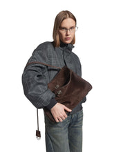 Balenciaga Light Espresso Rodeo Suede Medium Handbag