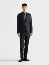 Navy Wool-Cashmere Slim Suit | HP - Fashion Clinic