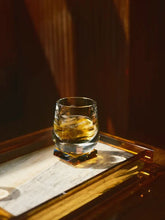 Reflections Copenhagen Whimsy Amber Whisky Set of 2 Glasses