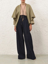 Zimmermann Palm Rebellion Tie Neck Cape