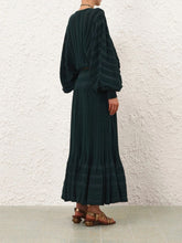 Zimmermann Teal Rebellion Cropped Sweater