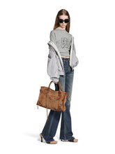 Balenciaga Camel Suede Le City Medium Bag