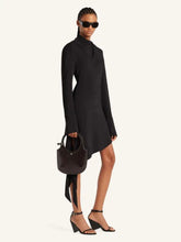 Courrèges Black Naplack Leather Holy Bag