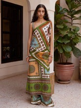 Alémais Contina Tiles Printed Silk Scarf