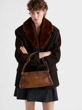 Prada Cognac Enchaîné Medium Leather Bag