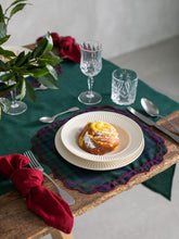 Borgo Delle Tovaglie Scottish Florence Placemat in Blue and Red