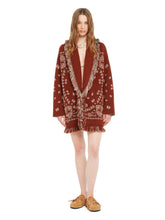 Alanui Harissa-New Sage Bandana Jacquard Cardigan