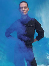 Gabriela Hearst Black Adira Cropped Denim Jacket