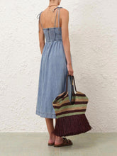 Zimmermann Skylark Wanderlust Denim Picnic Dress