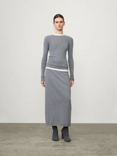 Lisa Yang Light Grey Vivian Cotton Cashmere Top