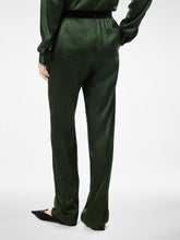 Tom Ford Moss Green Stretch Silk Satin PJ Pants