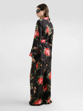 Dolce & Gabbana Rose Bouquet-Print Wide Twill Trousers