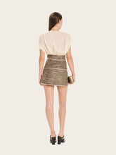 Zeus+Dione Voidra Textured Bodysuit in Beige