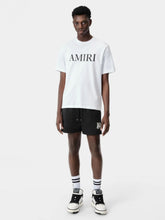 Amiri Black MA Core Logo Swim Trunk