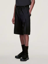 Y-3 Black Sport Uniform Pleated Shorts