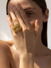 Paola Sighinolfi Knot Ring in 18K Gold Plated Pewter