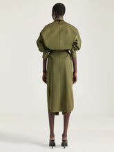 Givenchy Khaki Cotton Poplin Shirt Dress