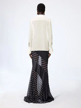 Nina Ricci Black Silk Mermaid Maxi Skirt